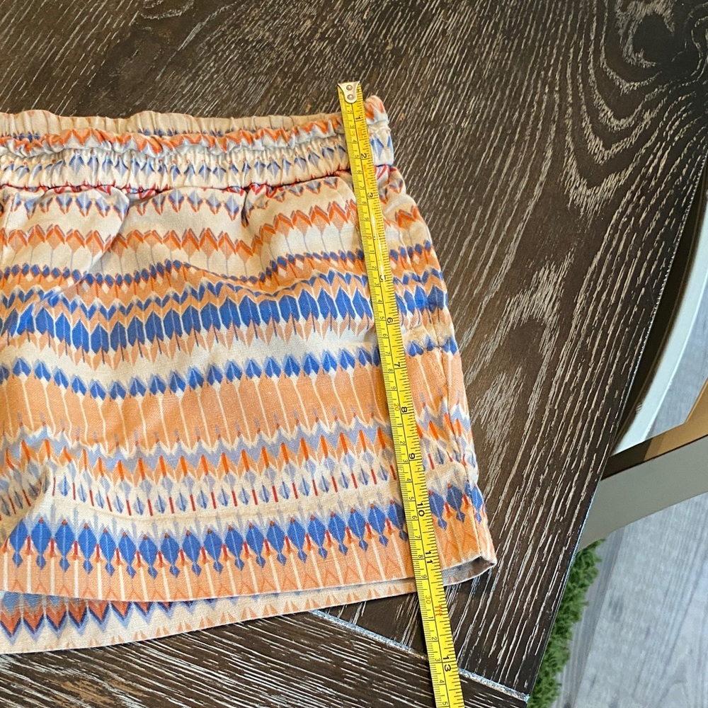 J. Crew Orange and Blue Zigzag Athletic Shorts - Picture 8 of 10